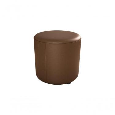 Imagem de Puff Decorativo Sala Descando Copenhage Premium Sintetico Marrom Matrix