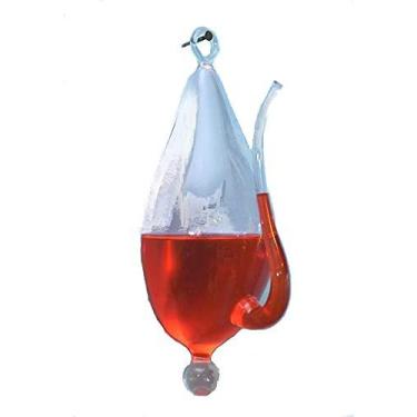 Imagem de Barômetro de vidro meteorológico Stanley London soprado à mão