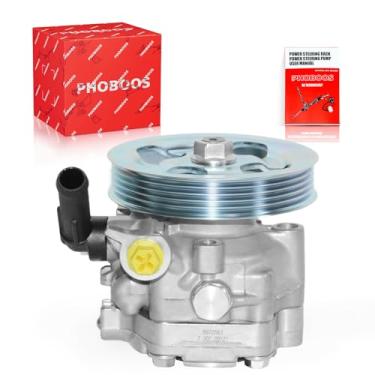 Imagem de PHOBOOS Bomba de direção hidráulica compatível com Subaru Forester/lmpreza/Legacy/Outback/WRX, modelos 2.0L 2.5L 3.0L, com saída e polia, direção suave, baixo ruído, alta durabilidade, ref. 96-5196