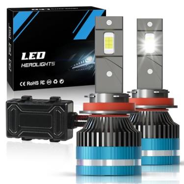 Imagem de Lumivoxal Lâmpadas 9012, 1000% mais brilhantes 30.000LM HIR2 Powersport Lâmpadas de neblina com ventilador de resfriamento para vida útil 70.000 horas mais longa, instalação rápida, pacote com 2