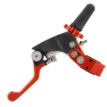 Imagem de ZYMTPRM Alavancas de freio da embreagem da embreagem da motocicleta de 22 mm para motocicleta, esportes urbanos, Dirt Pit, mini motos, scooter ATV (laranja)
