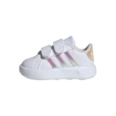 Imagem de adidas Originals unissex infantil Superstar CF, branco/preto/branco, 11K M EUA criança pequena, Branco/iridescente/cinza, 10 US Toddler