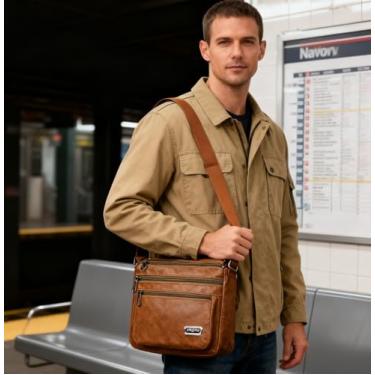 Imagem de Mochila tiracolo para homens e mulheres, mochila de peito, leve, resistente à água, para viagens, caminhadas, trabalho, escola, esportes ao ar livre