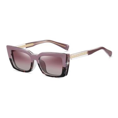 Imagem de VFDHN Óculos de Sol Clip-on Femininos TR90 Magnéticos UV400 para Dirigir em Acetato Estilo Verão (3)