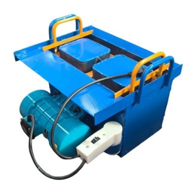 Imagem de Máquina de bloco de concreto, máquina oca elétrica, formação rápida de 45s, pressão máxima 23kN, frequência de vibração 212 vezes mínima, dimensões