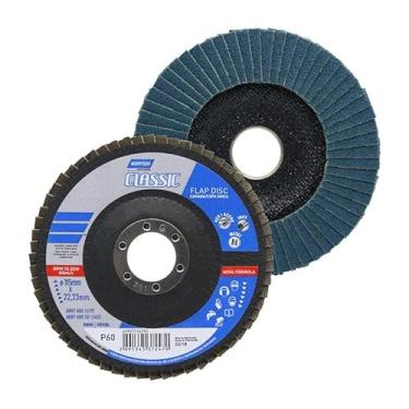 Imagem de Disco Flap para Metal 4.1/2" Grão 60 R 801 FIBRA NORTON