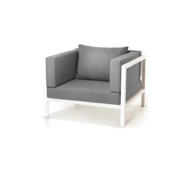 Imagem de Poltrona De Alumínio Para Jardim Area Externa Interna - Sarah Móveis