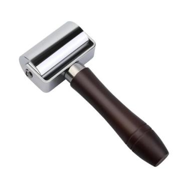 Imagem de Ferramenta De Rolagem De Bordas De Couro Com Cabo De Madeira KRABALL F