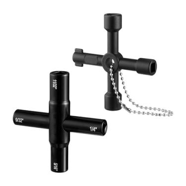 Imagem de predolo Jogo de Chaves para de 4 Vias, Ferramenta de Fechamento, Chave Inglesa para, Chave Utilitária para Medidor de Pressão de Gás,