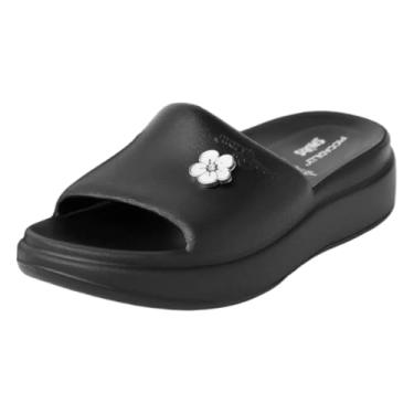 Imagem de Chinelo Feminino Slide Conforto Pingente Piccadilly Smurf