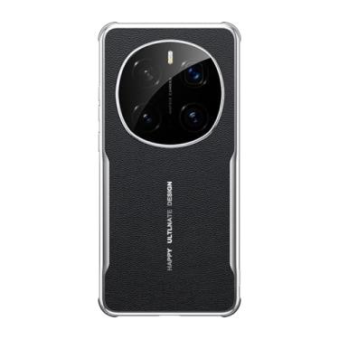 Imagem de LYJSMGZ Capa à prova de choque para Huawei Honor Magic 8 Pro/Magic 8, capa galvanizada com borda macia leve e respirável, anti-impressão digital, preta, Majic 8 Pro