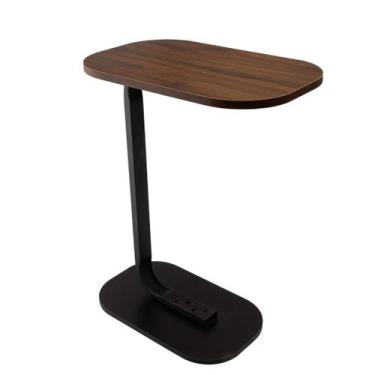 Imagem de Mesa de Apoio Lateral Para Sofá e Cama Mesa de Centro Moderna Apoio pa