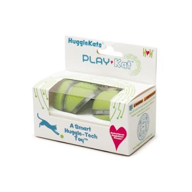 Imagem de HuggleHounds Brinquedo interativo para gatos da HuggleKats PlayKat – Brinquedo estimulante automático para gatos, três modos de jogo, conecte via Bluetooth, mantenha os gatos entretidos e envolvidos