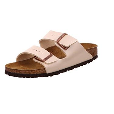 Imagem de Birkenstock Palmilha macia Arizona - couro (unissex), Pérola branca graciosa branca pérola branca, 5.5
