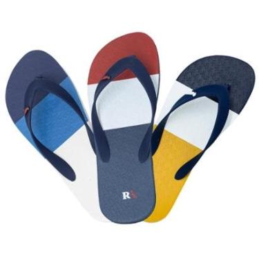 Imagem de Kit 3 Chinelos Reserva RSV Go Trancoso Borracha Confortável Clássico 750040396-Masculino