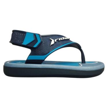 Imagem de Chinelo Meninos Rider Line Plus II Baby Dedo Casual 12454, Azul, 17/18