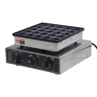 Imagem de ZJchao Máquina de Waffle de Aço Inoxidável, Máquina de Panqueca de 950 W Com Placas Antiaderentes Removíveis, Aquecimento Uniforme para Refeições, Panquecas, Mini Bolos (Plugue UE 220V)