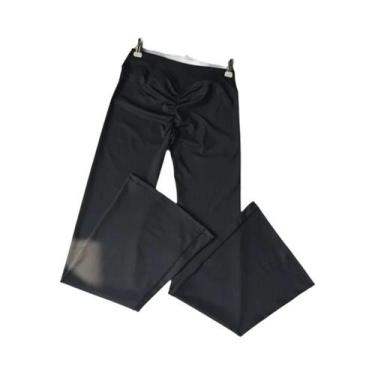 Imagem de Calças De Fitness Flare De Cintura Alta Para Mulheres, Leggings De Gin