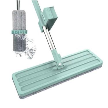 Imagem de Mop Esfregão Giratório Inteligente Com Refil Rodo 360 Limpa Lava - 123