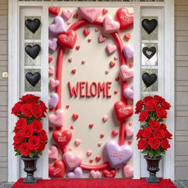 Imagem de Dia dos Namorados, casamento, festa de boas-vindas, celebração romântica, aniversário, exibição romântica, vermelho, vintage, caminhão, bandeira, amor para decoração de interiores, sessão de fotos