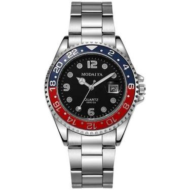 Imagem de Relógio Clássico Masculino De Luxo Com Pulseira De Silicone Estilo Mil