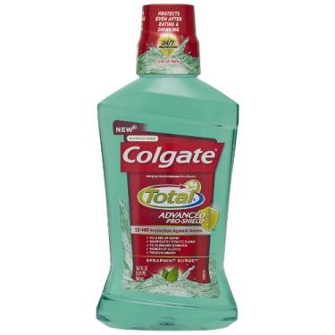 Imagem de Colgate Enxaguante Bucal Total Advanced Pro-Shield, Hortelã-Pimenta Surge, 16,9 Onças Fluidas