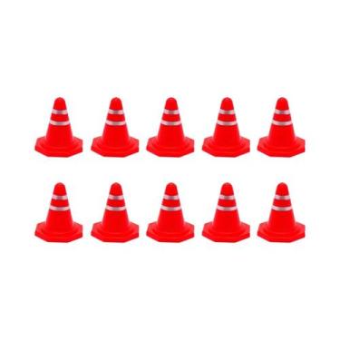 Imagem de 100 Peças De Sinalização De Trânsito Para Carros RC, Cones, Barreiras 