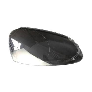 Imagem de Tampa do farol do carro lente do farol de vidro substituição frente sombra escudo automático compatível com vw golf 5 mk 5 jetta a5 gt gti r32 2005-2009(1pc Right Side)