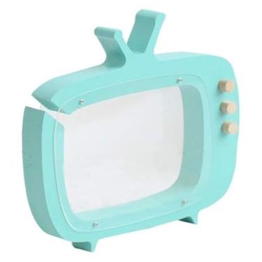 Imagem de Cofrinho cofrinho cofrinho poupança caixas de dinheiro de madeira cofrinho transparente para economizar dinheiro ornamentos decorativos para crianças decoração criativa para casa