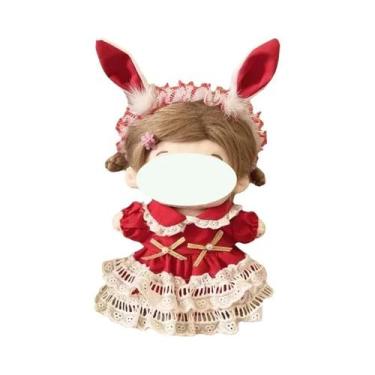 Imagem de Conjunto De Saia Para Boneca De Algodão De 20cm, Mini Traje Lolita, Ac