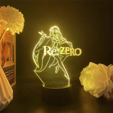 Imagem de Luz noturna LED 3D Re:Zero Começando a vida em outro mundo