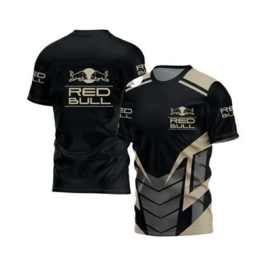 Imagem de Camiseta Masculina Com Estampa Do Logotipo Da Equipe Red Bull Racing, 