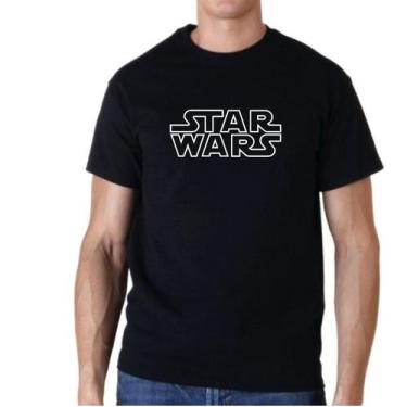Imagem de Camiseta Star Wars Manga Curta - Original Camisetas, GG, Preto