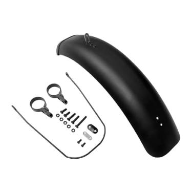 Imagem de oshhni para-lama de bicicleta de montanha, bloqueador de lama, fácil de instalar, proteção para roda dianteira de bicicletas de passeio e de praia. Garagem.