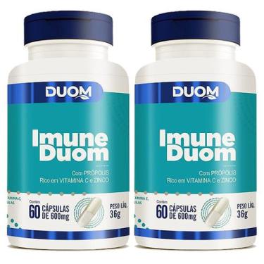 Imagem de Imune 60cps 600mg (Própolis, Vitamina C e Zinco)  Kit 2 Frascos - Duom