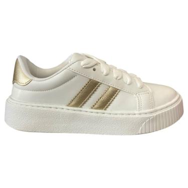 Imagem de Tênis Skynner Casual Feminino com Listra Confortável para o Dia a Dia-Feminino