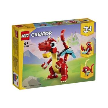 Imagem de Blocos De Construção Do Pequeno Dragão Vermelho LEGO Creator Series 31