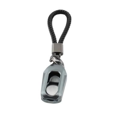 Imagem de YIJU Capa protetora com chaveiro para motocicleta para 368G, Cinza