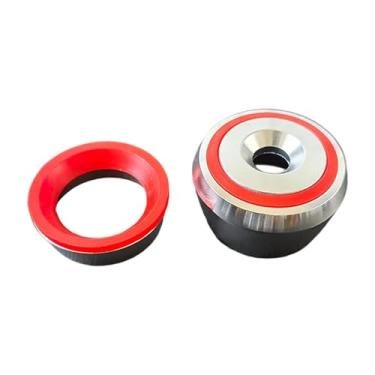 Imagem de RNXRZANK Tampa de Extremidade para Alça de Equipamento de Ginástica, Acessório para Academia, Capa Protetora para Extremidade Da Alça Do Guidão para Treinament, Anel Vermelho