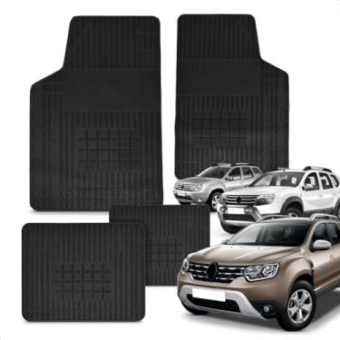 Imagem de Jogo Tapete 100% Borracha Duster 2012 A 2026 Impermeável Antiderrapante Automotivo 4 Peças