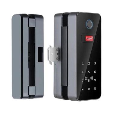 Imagem de Fechadura Eletrônica De Porta De Vidro Inteligente Tuya Bluetooth Com 