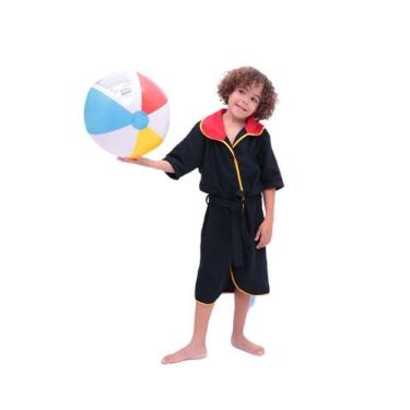 Imagem de Roupão Infantil Pirata dos Sete Mares - QUIMERA KIDS, P