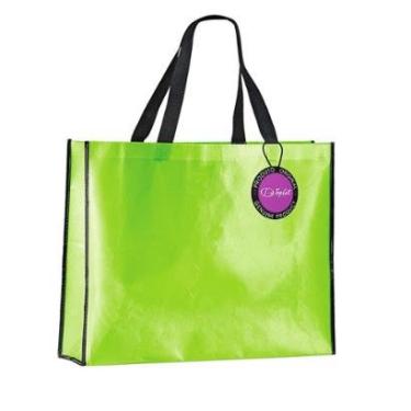 Imagem de Sacola Ecobag em TNT Premium Laminado Brilhante 42x32cm Carry TopGet-Unissex