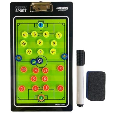 Imagem de Prancheta Tática Magnética Futebol Com Caneta E Apagador-Unissex
