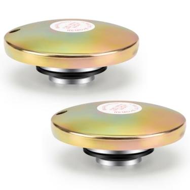 Imagem de Frienda 2 peças de tanque de transferência ventilado para tanque de combustível diesel, tampa de gás de combustível de pressão de ventilação para base de 5 cm para caixa de ferramentas de caminhão de