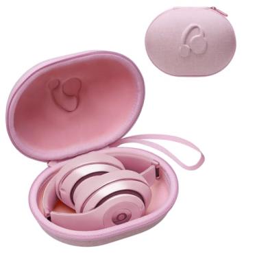 Imagem de LTGEM Capa de fone de ouvido compatível com fones de ouvido Beats Studio 3/Solo 4/Studio Pro/Solo 3, rosa