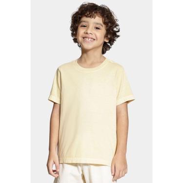 Imagem de Camiseta Aramis Infantil Manga Curta Stonada Amarelo-Masculino
