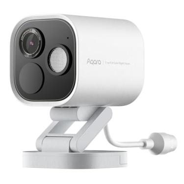 Imagem de Aqara Câmera de segurança Hub G5 Pro PoE versão global - 2.6K Ultra HD com detecção de IA, visão noturna colorida, vídeo seguro HomeKit, IP65 à prova de intempéries e suporte Zigbee/Thread/Matter