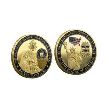 Imagem de Moeda Comemorativa Estátua Da Liberdade Com Cabeça De Águia Americana 