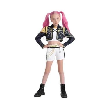 Imagem de Fantasia De Cosplay K-Pop Warrior Rumi Para Meninas, Impressão 3D, Tra